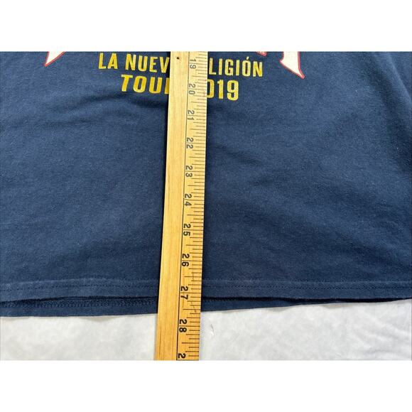 BAD BUNNY RAP TEE LA NUEVA RELIGION TOUR 2019 SHIRT SIZE MEDIUM T-SHIRT - Picture 6 of 6